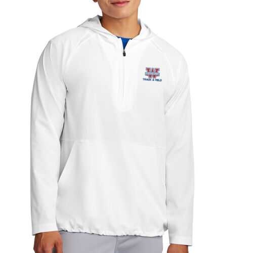 Repeat 1/2-Zip Long Sleeve Hooded Jacket Thumbnail