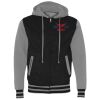 Unisex Heavyweight Varsity Full-Zip Hooded Sweatshirt Thumbnail