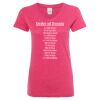 Women’s Glitter V-Neck T-Shirt Thumbnail
